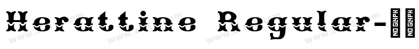 Herattine Regular字体转换